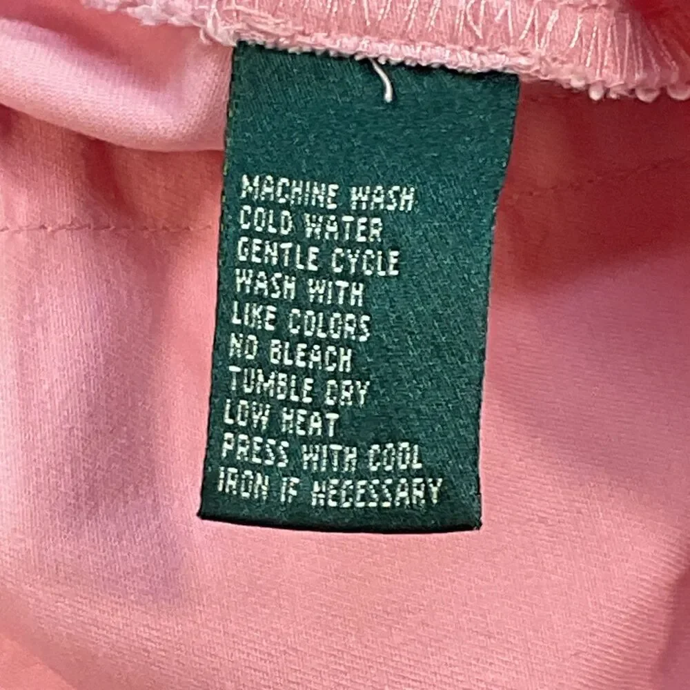 Ralph Lauren Pink Cotton Stretch Skirt Women’s Size 6 Preppy Casual Resort Golf - Picture 5 of 13